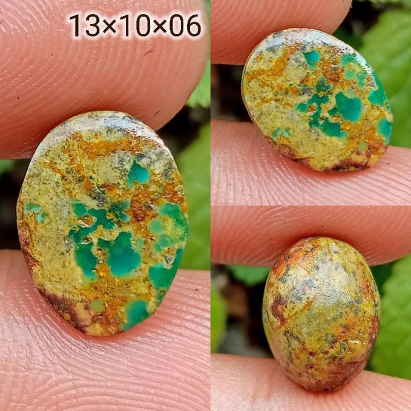 Pirus Persia Hijau Toska Urat Mas