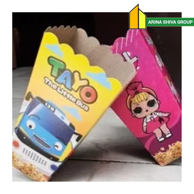 

200 LEMBAR KERTAS POPCORN 12 × 6 PAPER CRAFT KARTON POPCORN BERKUALITAS | KARDUS KEMASAN POPCORN UKURAN 12 × 6 PRODUK TERBARU | CENTRAL JAYA ABADI | ARINA SHIVA GROUP 1131