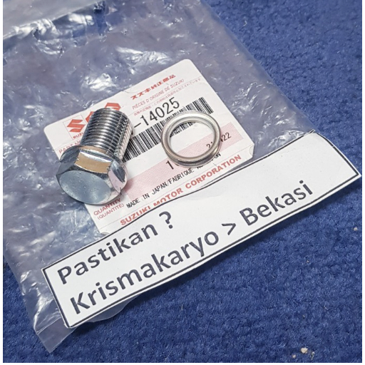 Baut Tap Oli Mesin Satria 2 tak Hiu 2t Lumba Ori 2tak Bak Kopling Suzuki