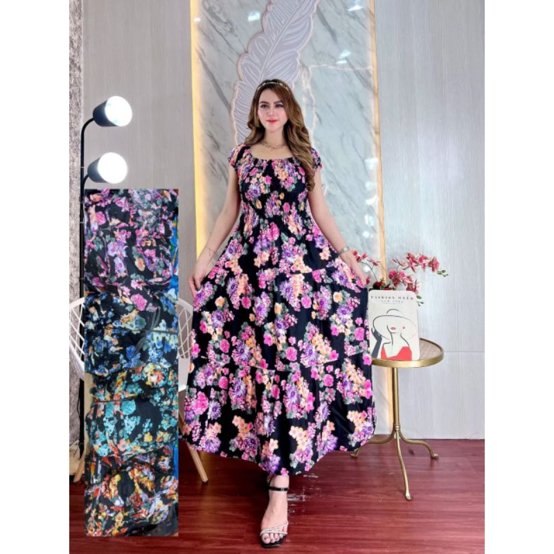 Gamis Smoke Bali Gamis Viral Bali