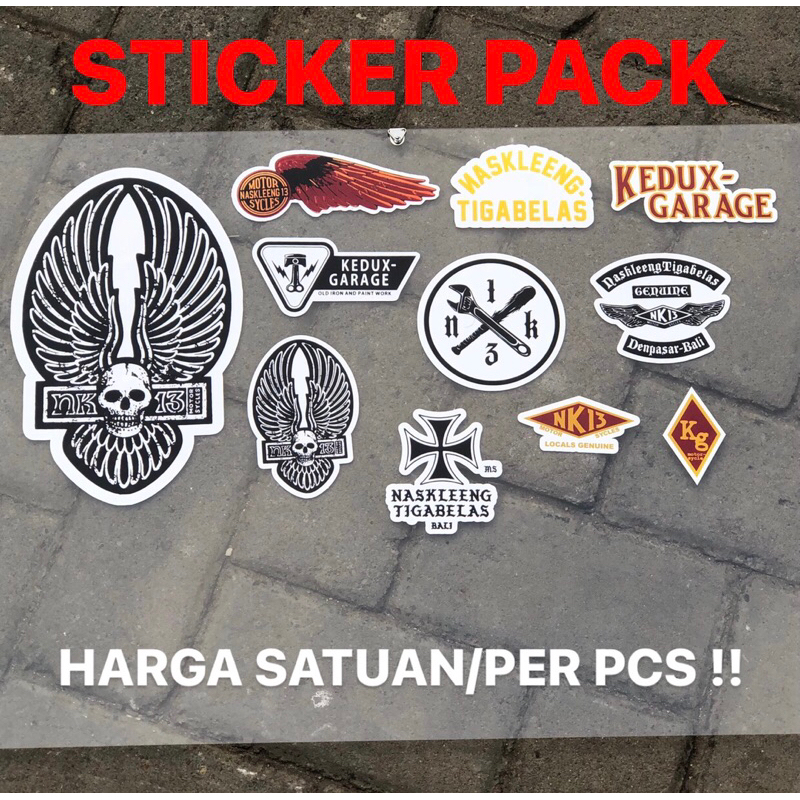 

Sticker pack Kedux Garage Satuan | Nk13 | Naskleng Tigabelas
