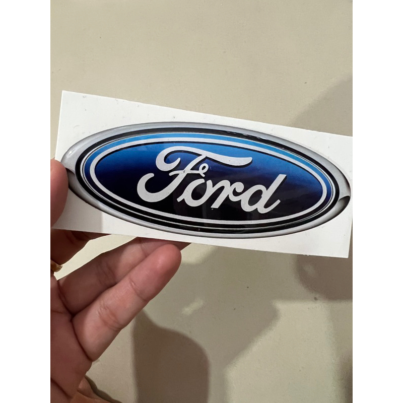 

Stiker ford biru kecil timbul