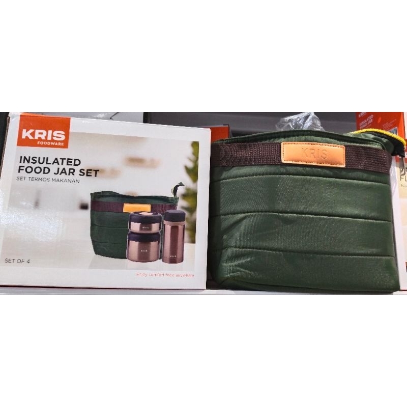 Tempat Makan Tahan Panas Kris Delicia Set Lunch Box Lunchbox Tempat Makan Thermal Dengan Tas