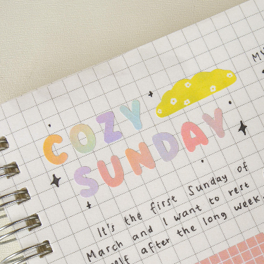 

paperain's primary alphabet sticker sheets | korean aesthetic alphabets