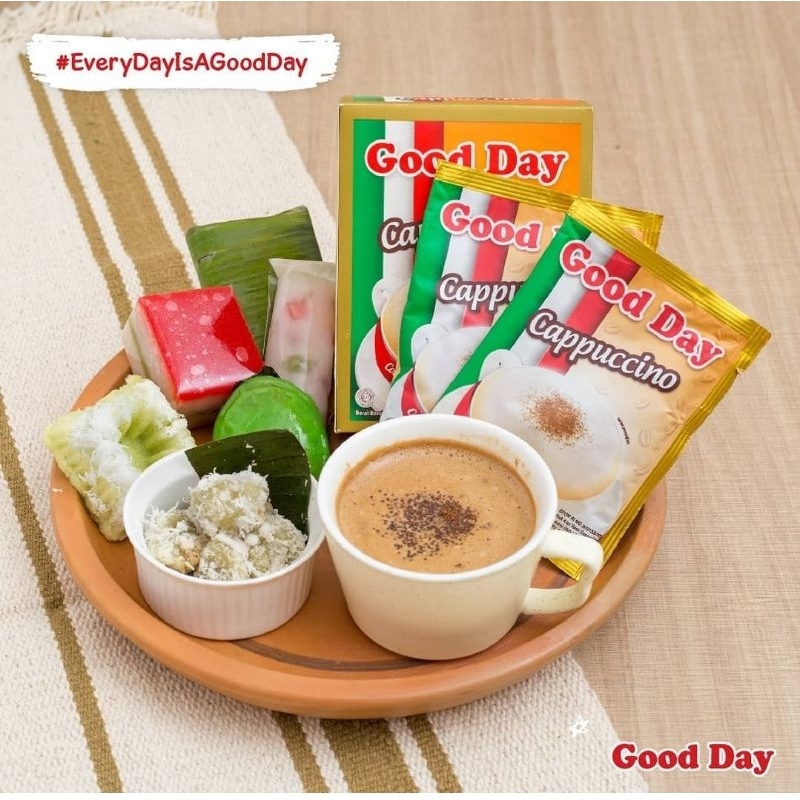 

Kopi Good Day Cappucino 25 gram x 10 pcs (1 renceng)