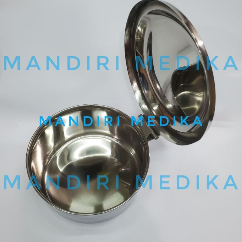 Sputum Pot Dahak Stainless 10.5x5.5cm Marwa