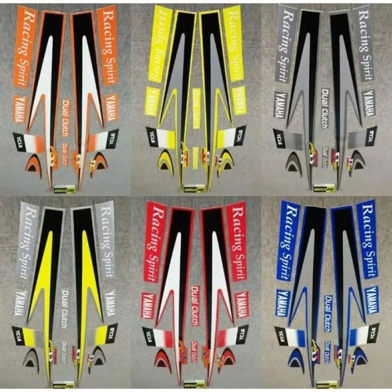 Striping lis sticker standar ORI yamaha fiz r ss two stiker ss two striping sstwo ss two