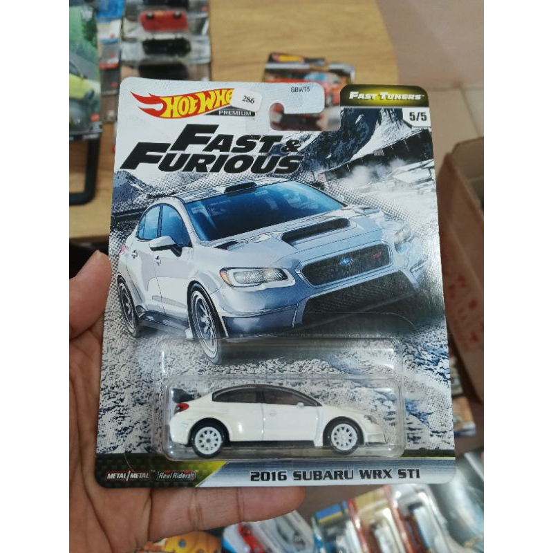 Hot Wheels Premium Fast & Furious 2016 Subaru WRX STI