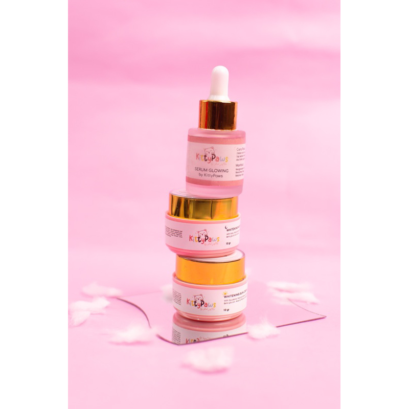 CREAM KITTYPAWS BPOM AMAN BUMIL & BUSUI (sun cream, moon cream, serum glowing)