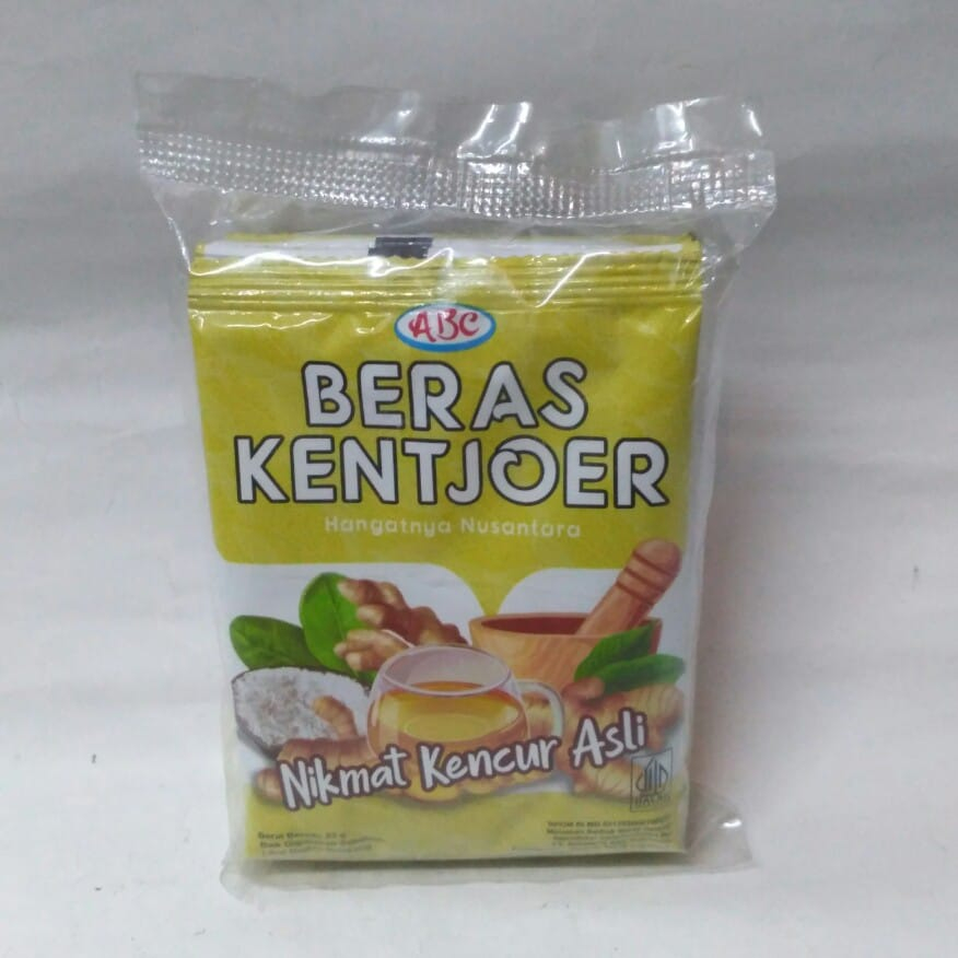 

ABC Beras Kentjoer Nikmat Kencur Asli Hangatnya Nusantara / Minuman Serbuk Kencur Instant 1 Pack ( 23 gram x 5 sachet)