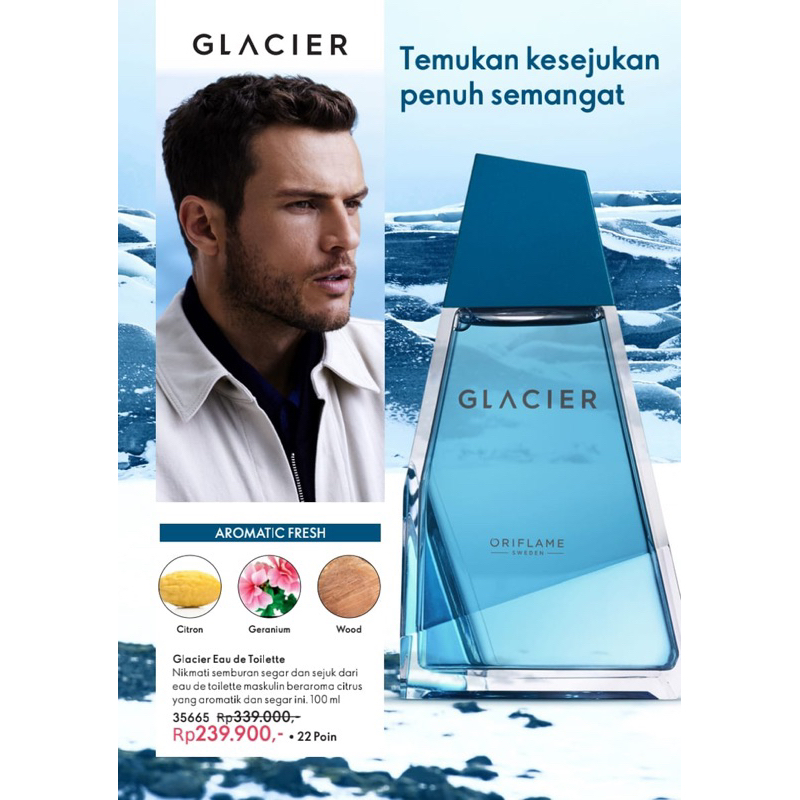 GLACIER Eau de Toilette ORIFLAME