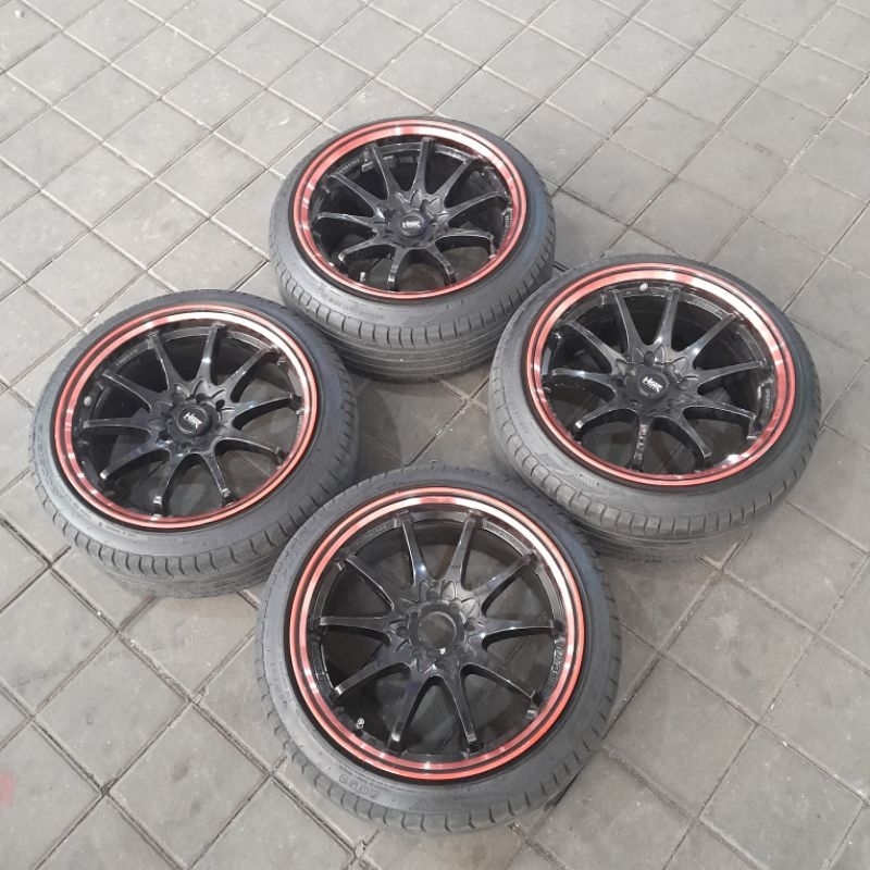 VELG MOBIL BEKAS HSR HIROSHIMA RING 17 + BAN ACC PHI 205 45 R17 2022