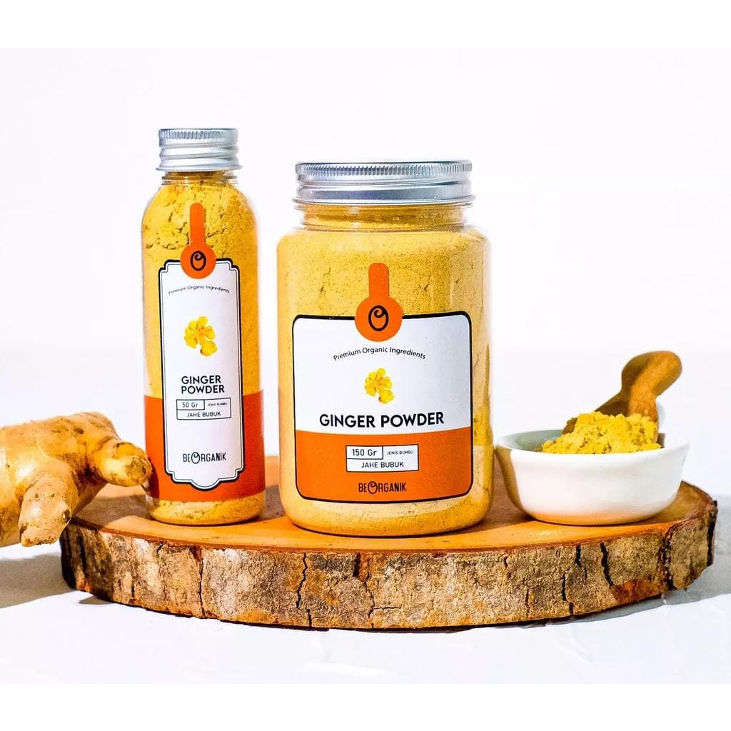 

Beorganik Ginger Powder/Jahe Bubuk Rempah Organik 100% Murni Alami