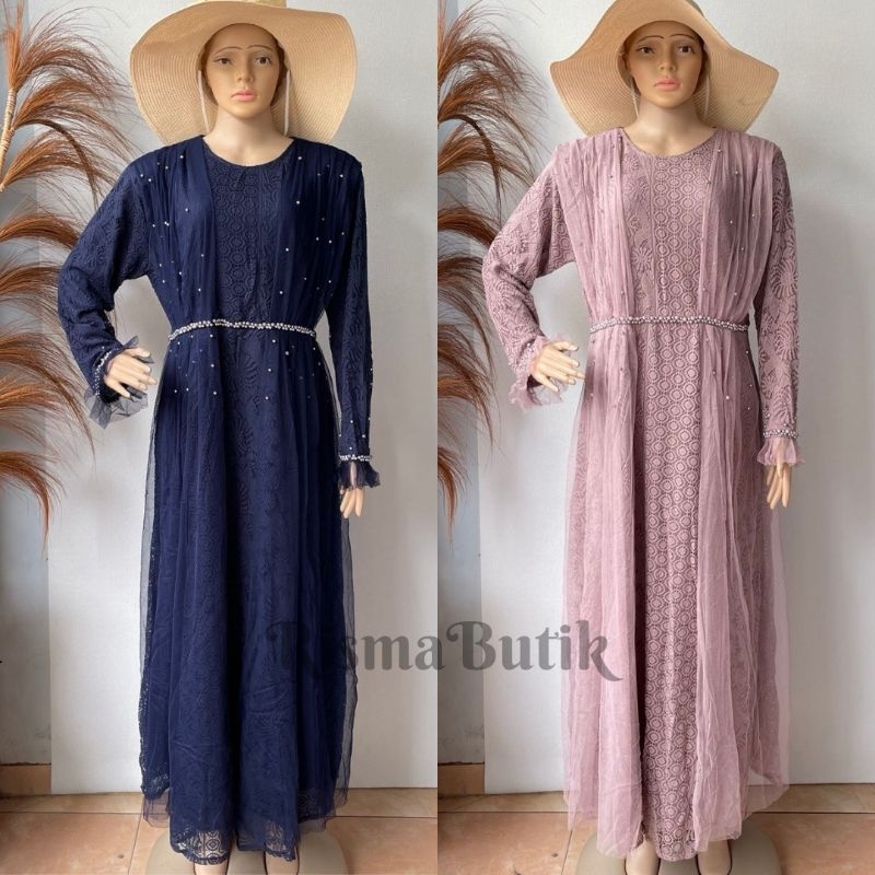 Dress Jumbo Gamis Jumbo LD140/LD130/LD120/LD105 Selya Dress Brukat