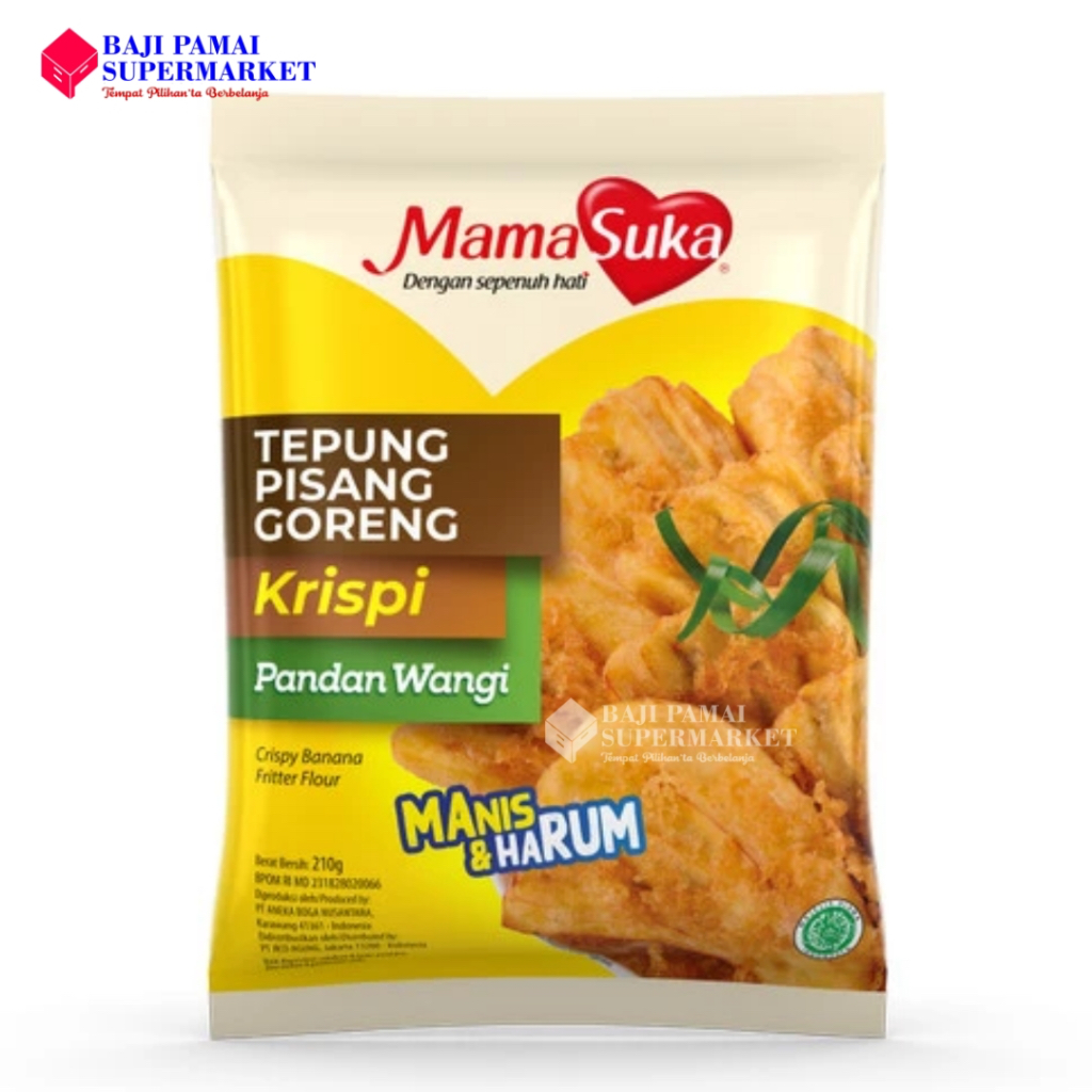 

MamaSuka Tepung Pisang Goreng Krispi 70g - Pandan Wangi