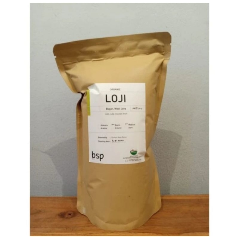 

Kopi Robusta Loji Wholebean Organik 250gr