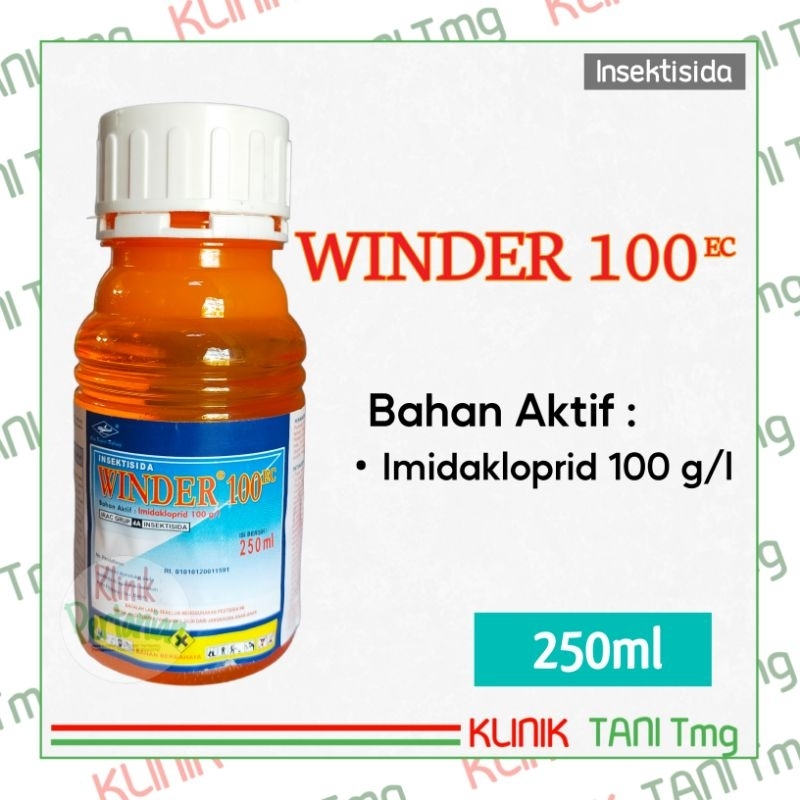WINDER 100EC - 250ml | INSEKTISIDA SISTEMIK BERBAHAN AKTIF IMIDAKLOPRID 100 g/l | OBAT WERENG | OBAT