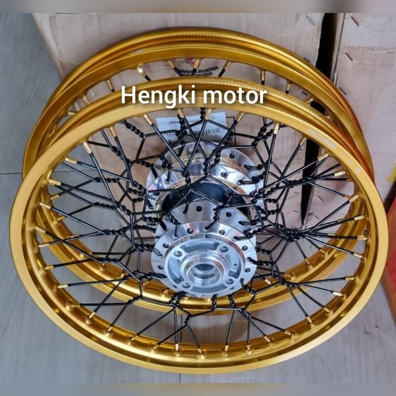 velg kharisma, Supra x 125old stel jari jari kepang uk140/140x17