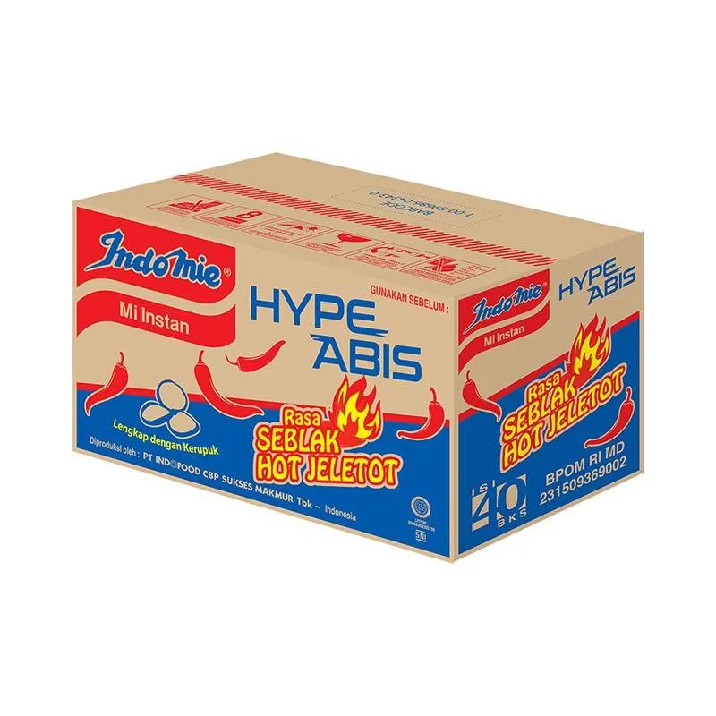 

Indomie Seblak Hot Jeletot - 1 dus isi 40 pcs