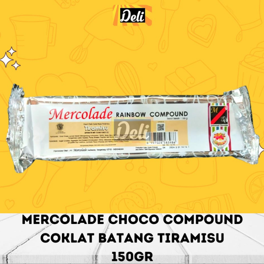 

Mercolade Choco Compound Coklat Batang 150gr Aneka Varian