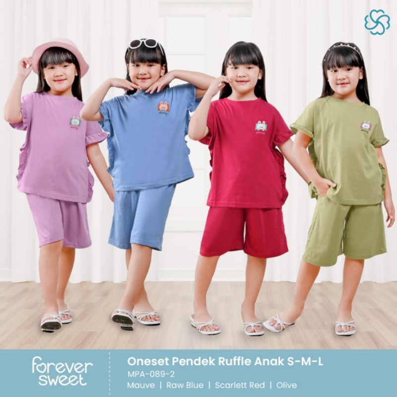 Setelan Pendek anak forever sweet concept/ Babydoll anak forever sweet