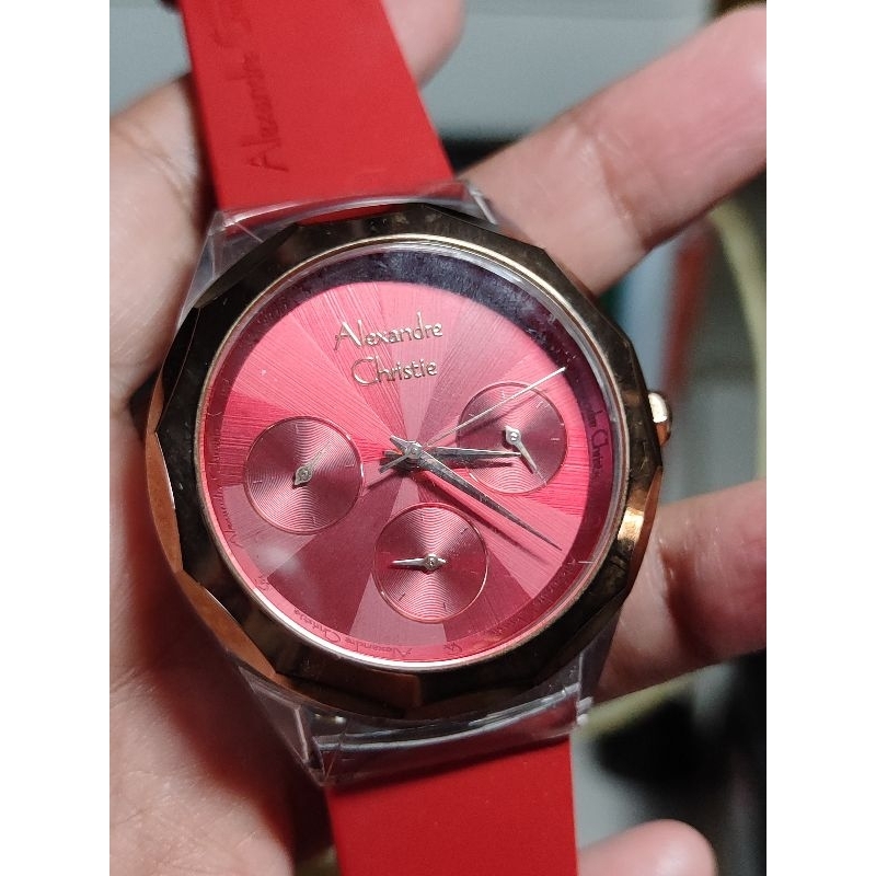Jam Tangan Tali Rubber Alexandre Christie