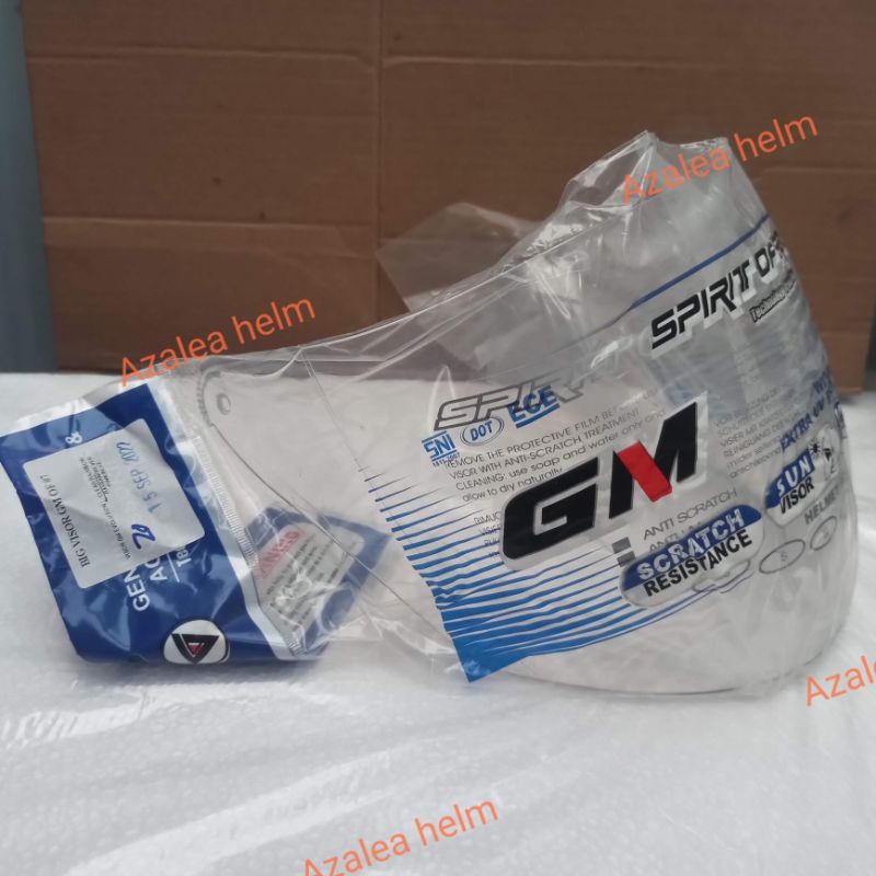 KACA VISOR HELM GM EVO CLEAR BENING ORIGINAL