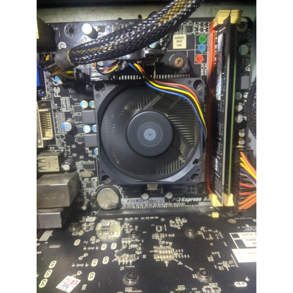 AMD A8-7650K VGA R7 FM2+ PLUS MOTHERBOARD BIOSTAR A58MDP PAKETAN MOBO