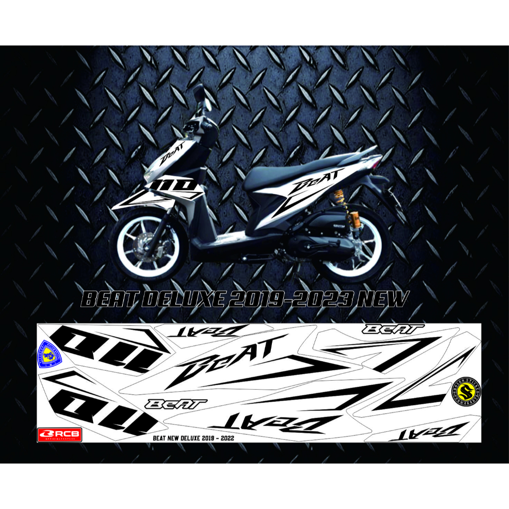 STRIPING MOTOR HONDA BEAT ISS / CBS STIKER ALL MOTOR BEAT DELUXE 2019 2020 2023 STIKER BEAT NEW ISS-