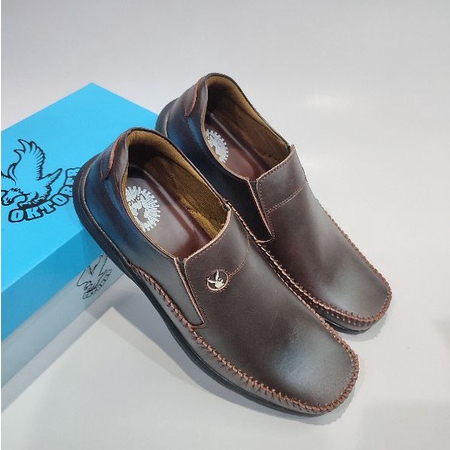 Sepatu Kasual Santai Pria Kulit Asli Original