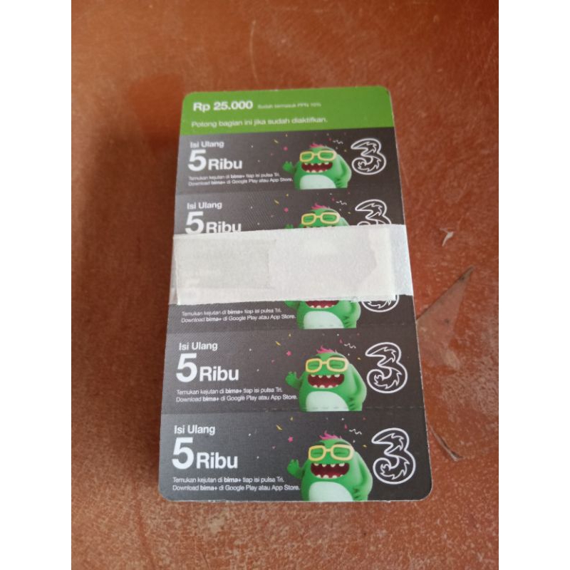 voucher kosong tri 5k