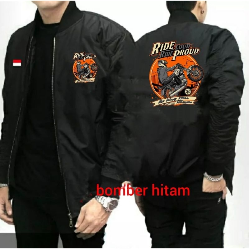 jaket bomber RX KING 135/jaket Nmax JAKET GAUL/jaket touring/pria wanita oke. /dalam pake puring/