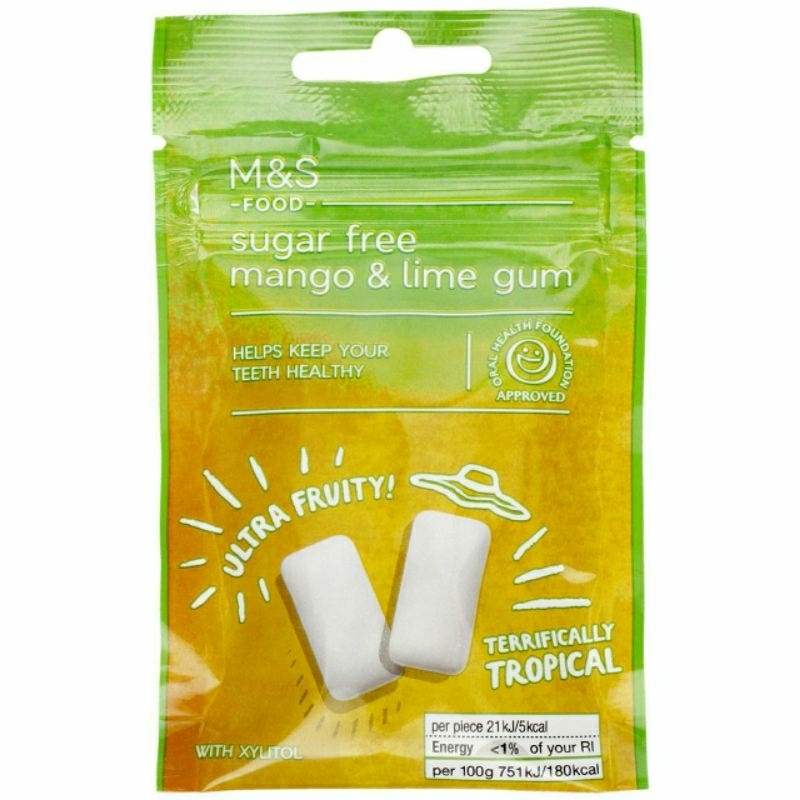 

MARKS & SPENCER Sugar Free Mango & Lime Gum 27g