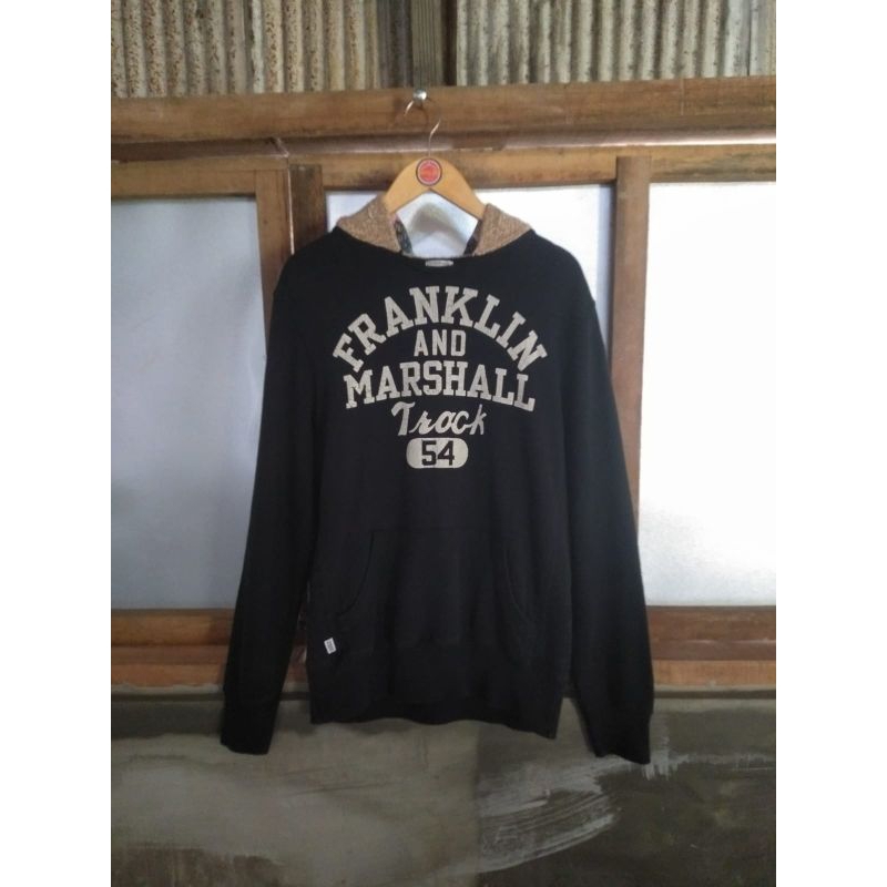 Hoodie Franklin And Marshall track 54 Black Original