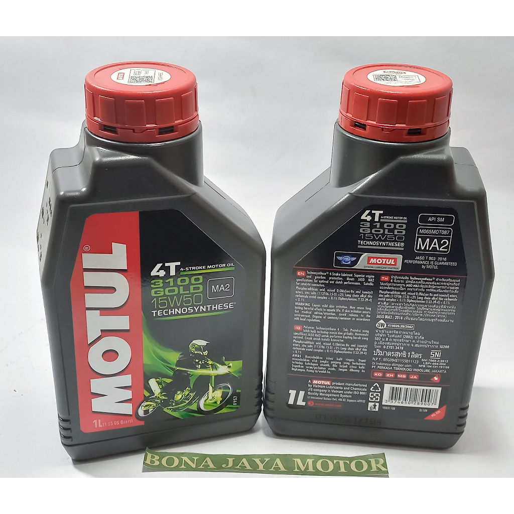 OLI MOTUL 3100 GOLD 1 LITER SAE 15W-50
