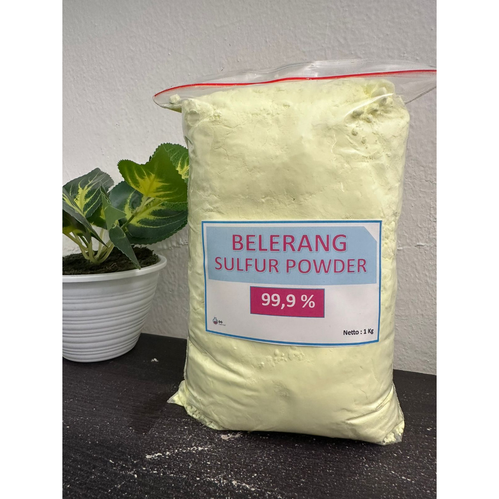 Belerang Bubuk / Sulfur Powder / Belerang Sulfur Kemasan Repack 1 kg