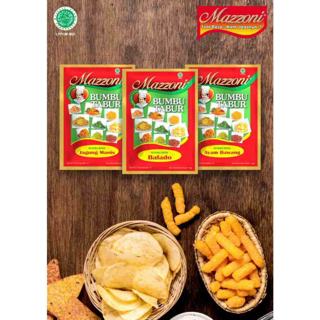 Bumbu Tabur Mazzoni 1Kg Balado | Jagung Manis | Ayam Bawang