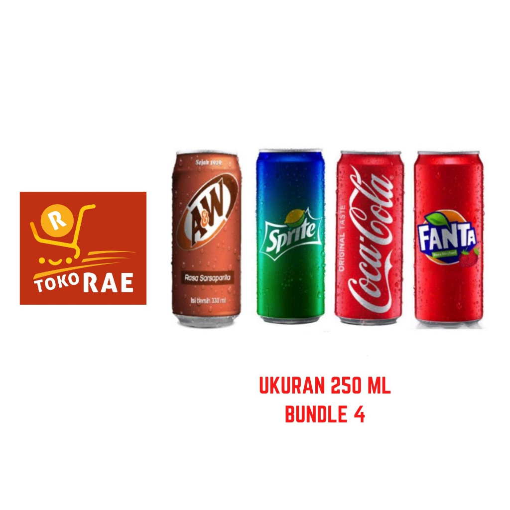 

A&W Sarsaparilla can kaleng 250ML bundle 4pcs