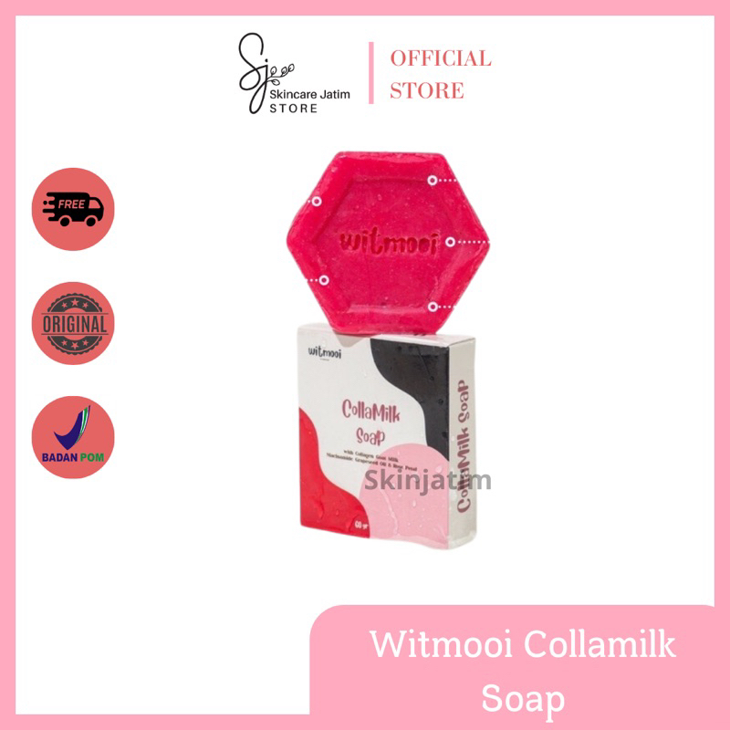 [BEST SELLER] COLLA MILK SOAP by WITMOOI || SABUN PEMUTIH BADAN || WHITENING BODY SOAP