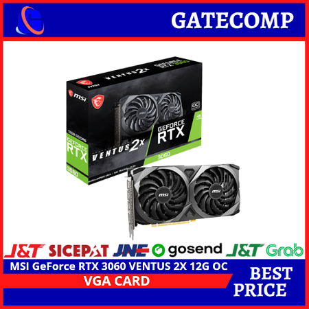MSI GeForce RTX 3060 VENTUS 2X 12G OC DDR6 - 12GB