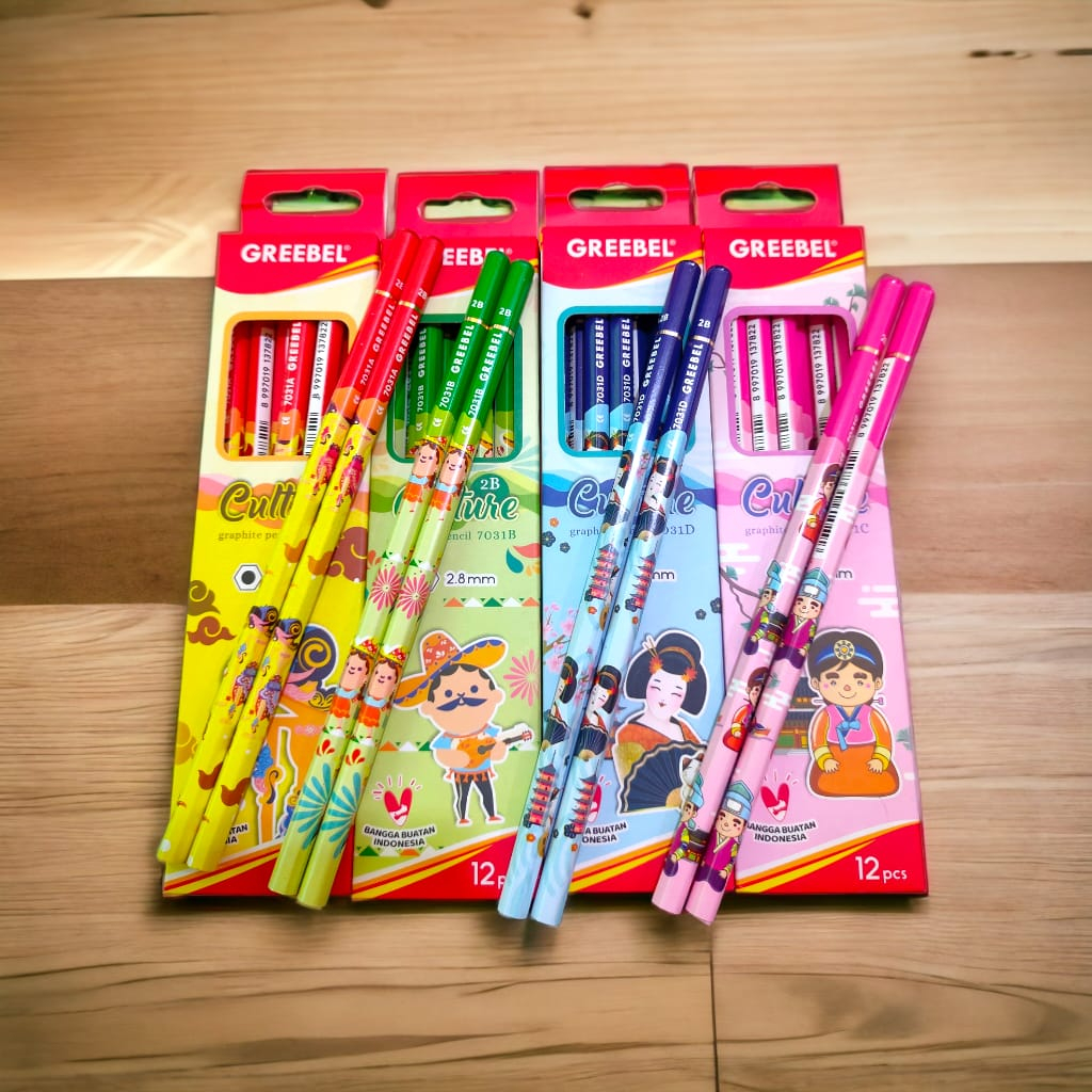 

pensil greebel 2b murah, pensil greebel karakter, pensil fancy greebel