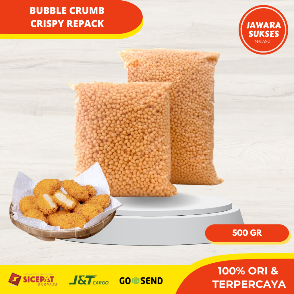 

[500 GR] Bubble Crumb | Tepung Bubble Crumb Crispy 500GR | Tepung Roti Bulat Nugget Naget HALAL