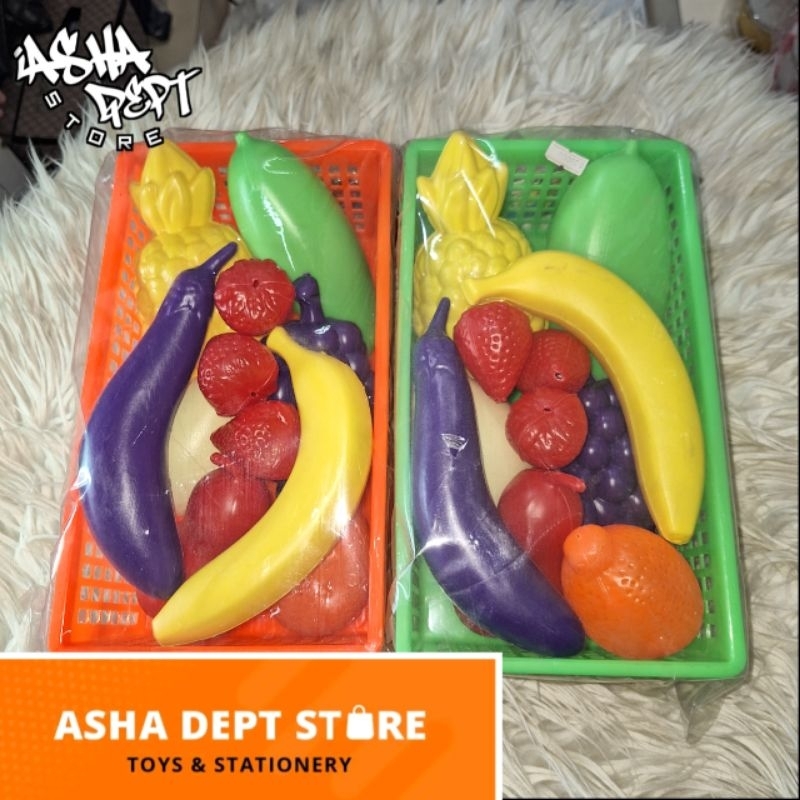 

Mainan Anak Buah²an Plus Keranjang Besar