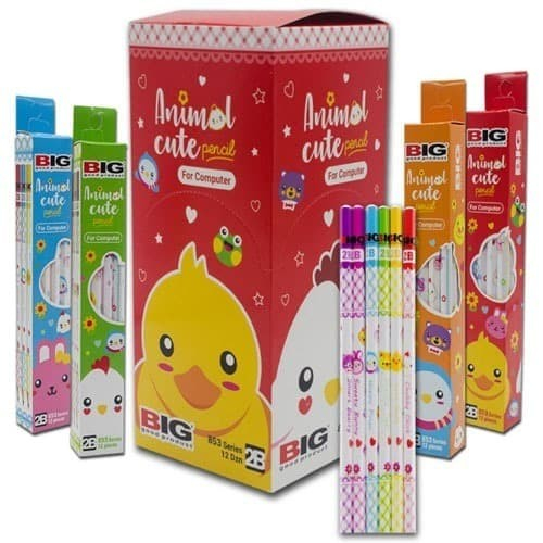 

12 PCS Alat Tulis Pensil 2B Merk BIG Pencil Hewan Animal Perlengkapan Peralatan Kantor Sekolah Ujian Exam Stationery Drawing Gambar Computer Scan Kertas Berkualitas Menulis Terjangkau School Stuff Ulangan Examination Murah Termurah Shopping Arena Malang