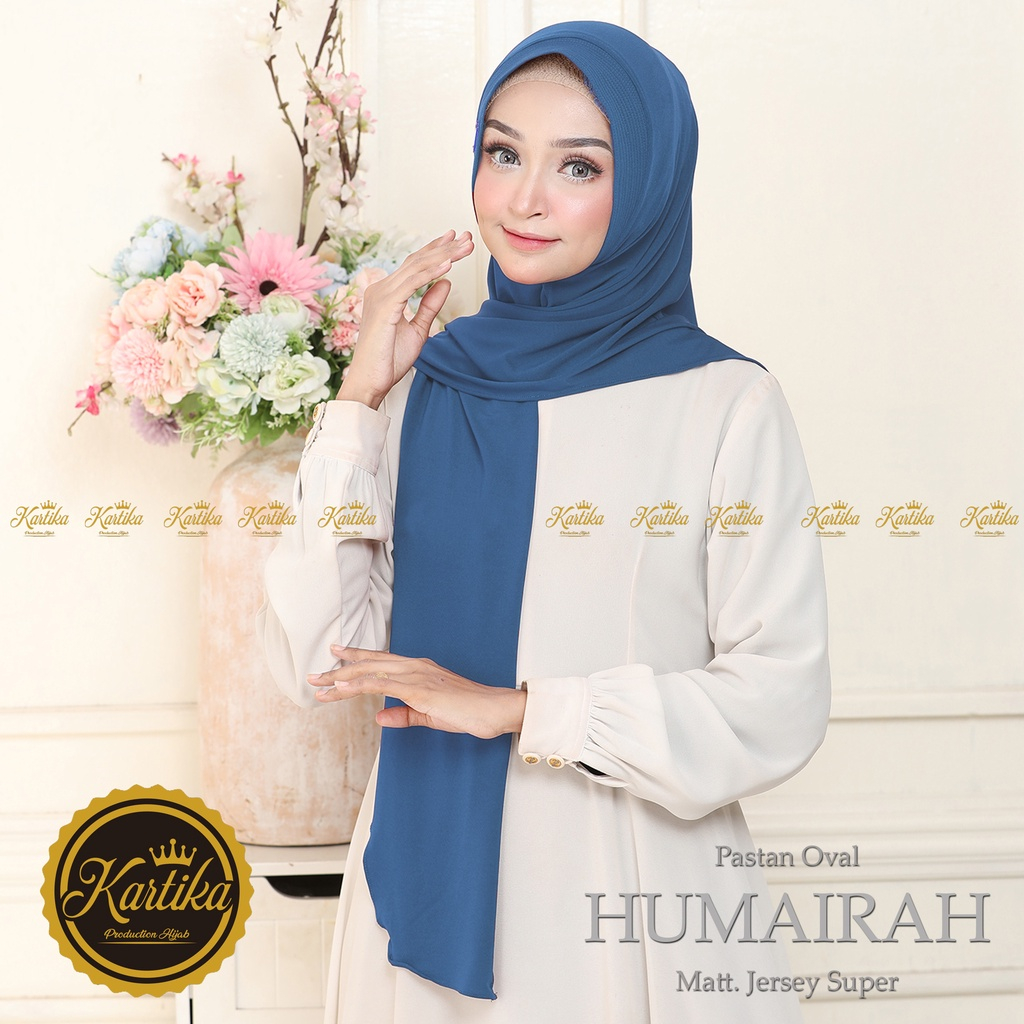 HUMAIRAH PASHMINA PAD POLOS Pashmina Instan Jersey Super Premium by Kartika Hijab