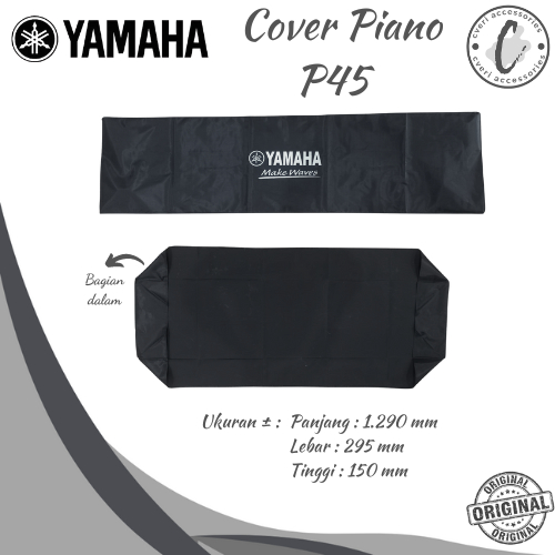 Cover Piano Keyboard Yamaha P45 Penutup Anti Debu Original P-45