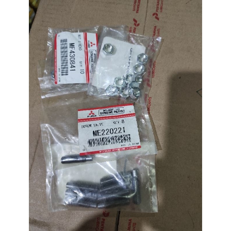 mur + baut stelan klep PS100 PS120 PS135 PS110 PS125 HDX