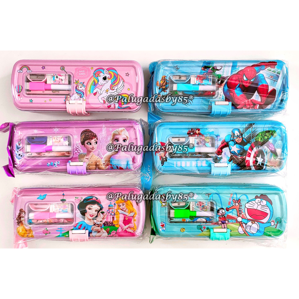 

(1 Biji) Kotak Pensil Kaleng LPY99-10 Standard Set 3 Susun 22*9*5 Cm/ Pencil Case Kaleng LPY99 10