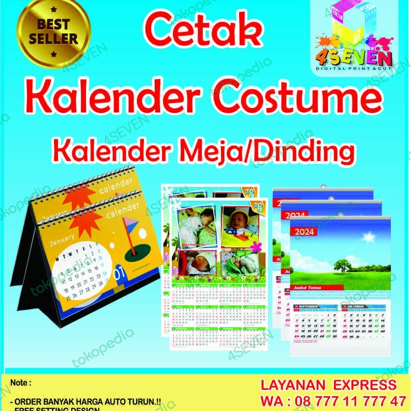 

CUSTOME | CETAK KALENDER MEJA / DINDING / HALAMAN /LEMBARAN