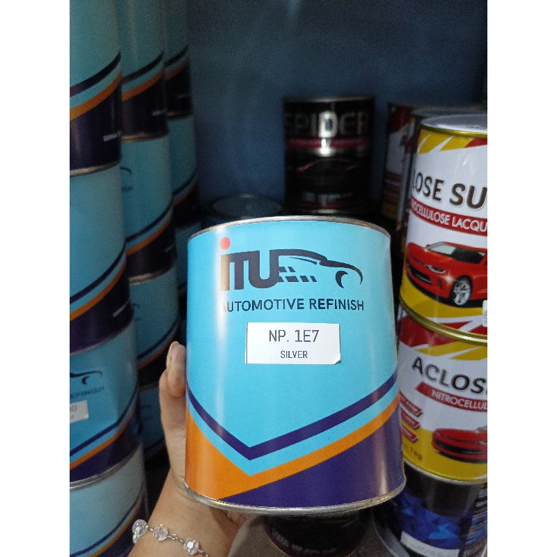 Cat ITU Silver NP 1E7 | ITU Silver 1E7 | Cat Silver | Silver | Silver Murah